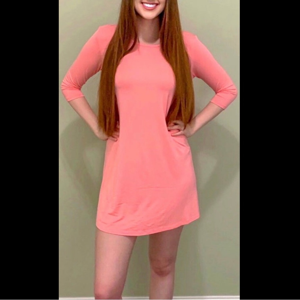 Elegant Pink Women's Dress